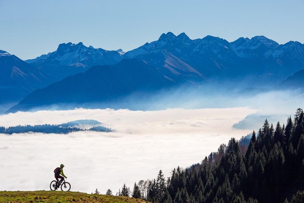 Mit dem Rad durch die Berge