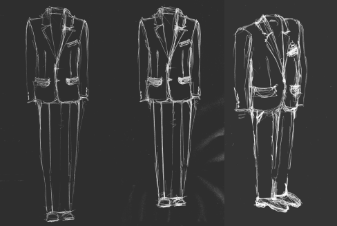 Perfekte Anzug-Form je nach Körper-Form