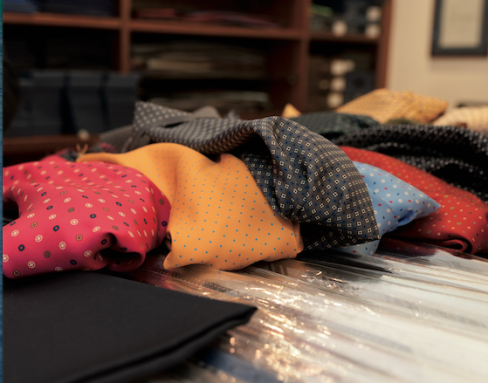 Maßkrawatten als Accessoires