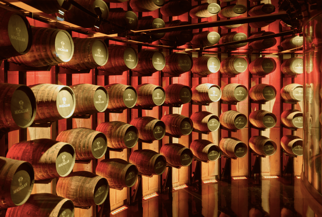 Macallens moderner Whiskykeller