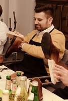 Schuhe putzen als Event