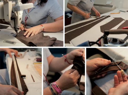 Wie eine Masskrawatte entsteht