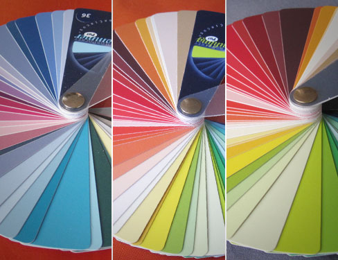 veschiedene Farbpässe