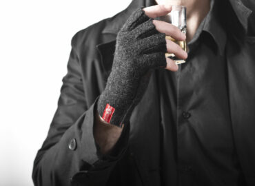 Stilfrage: Fingerlose Handschuhe