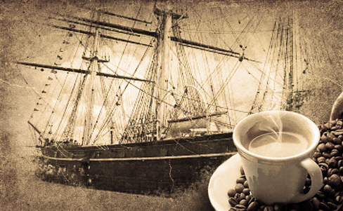 Kaffee-Geschichte und die Seefahrt Die Kaffee-Geschichte und die Seefahrt gehören eng zusammen
