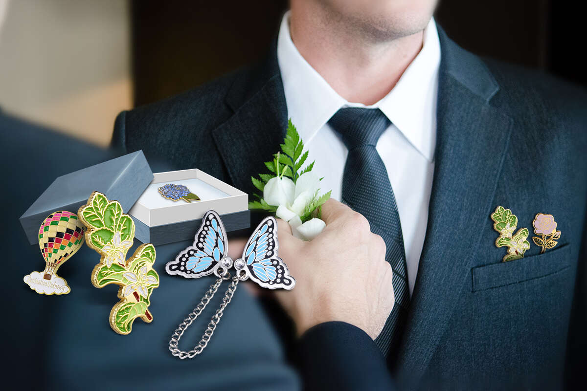 Pins für Anzug und Reverskragen