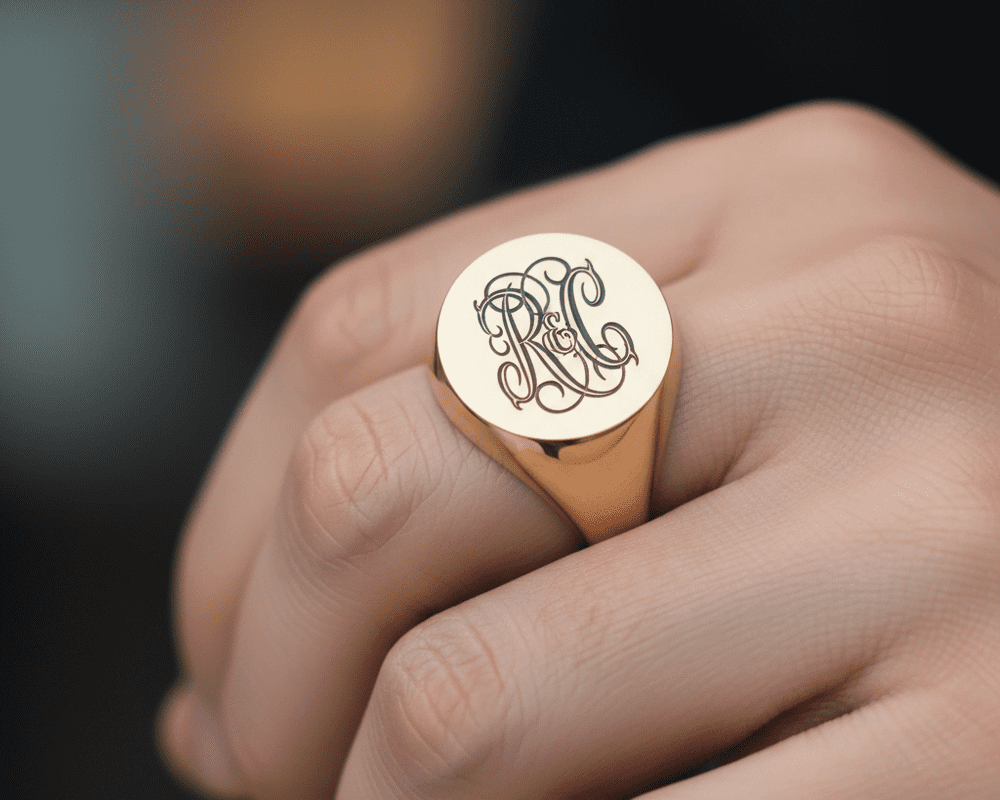 Individuelle Ring-Gravur