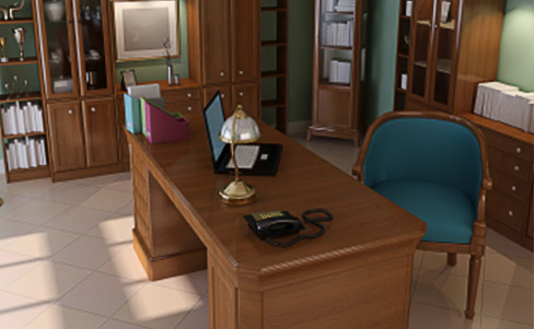 Vom Schreibtisch eines Mannes